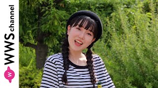 【JK】現役女子高生・いわむらゆきねがボーダーカジュアルコーデで元気良く語る！＜少女歌劇団ミモザーヌ１期生＞