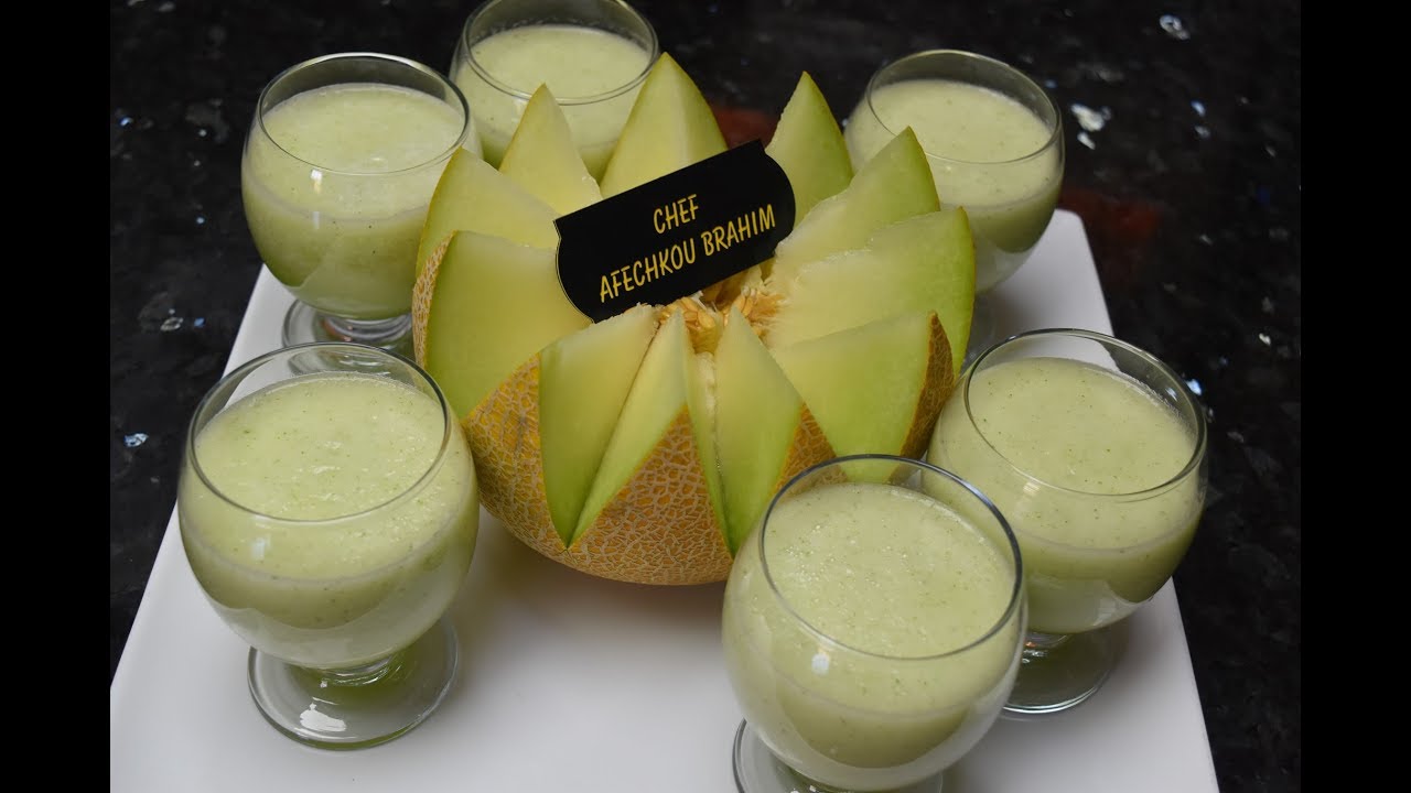 عصير السويهلة/الشمام الصيفي يحضر بارد وجاهز في 5 دقائق منعش ولذيذ بزااف (جربوه كيحمق 👌)