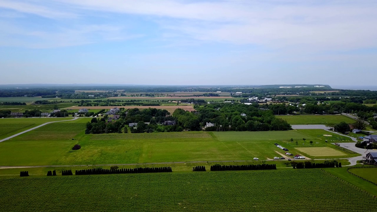 Farms and Vinyards of Long Islands North Fork NY in 4K