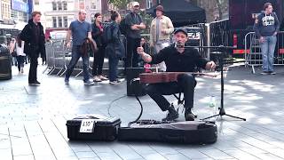 MORF-"Slow down" Amazing Street musician.