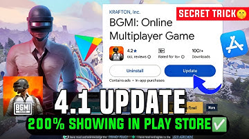 BGMI 4.1 UPDATE KAISE KARE \ BGMI UPDATE NOT SHOWING IN PLAY STORE \ BGMI UPDATE NOT COMING PROBLEM