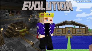 Castle Interiors and Wooden Mansion Built in INFDEV (Minecraft Evolution Ep5)