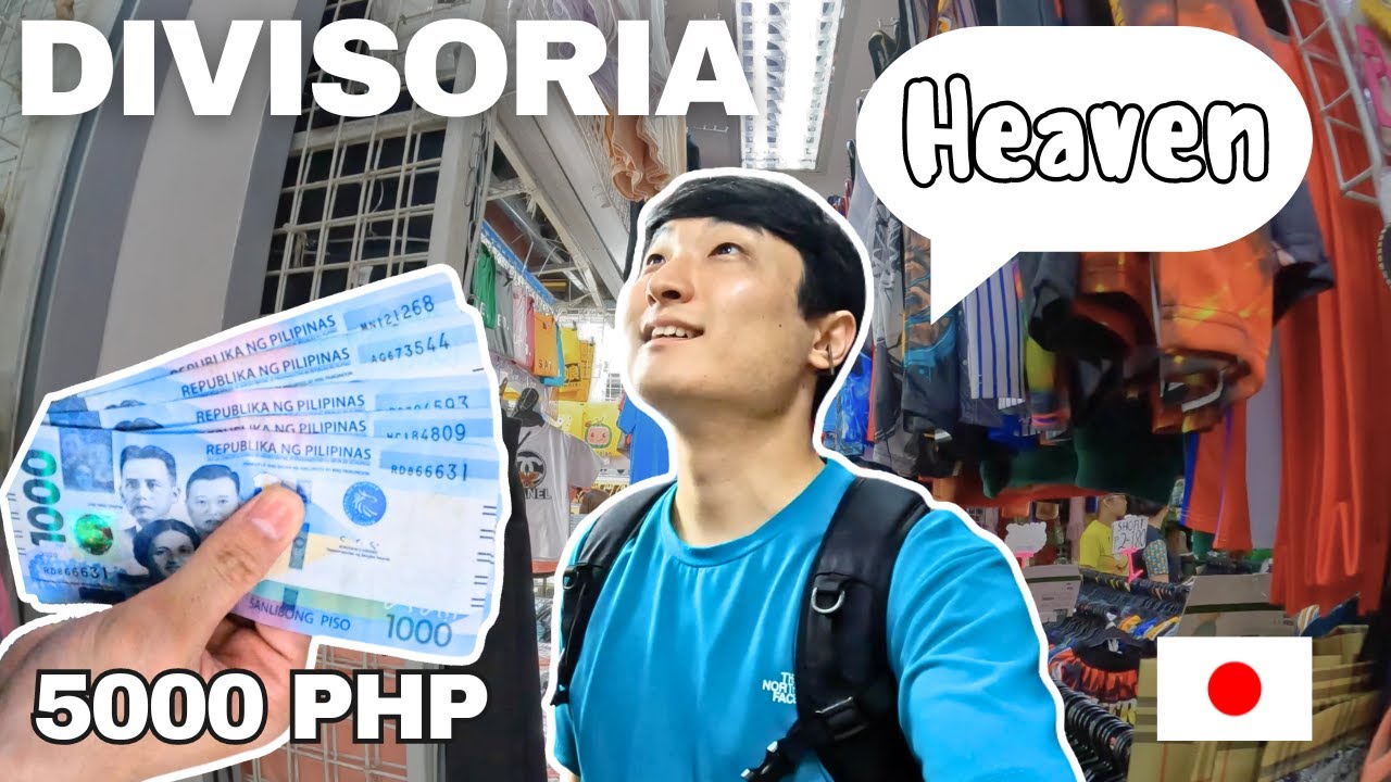 Japanese 🇯🇵 5000 PESOS challenge in DIVISORIA | Philippines 🇵🇭