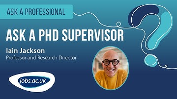 Iain Jackson - Ask a PhD Supervisor | jobs.ac.uk