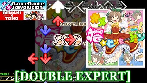【DDR 2014】 ホメ猫☆センセーション [DOUBLE EXPERT] 譜面確認＋クラップ