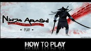 How to play ninja arashi #playstore# screenshot 1