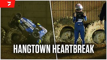 Kyle Larson Crashes Out Of The Lead At Hangtown 100 | USAC Midgets at Placerville Speedway
