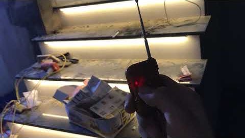 Thi công đèn led cầu thang thông minh - KH Hà Nội P7