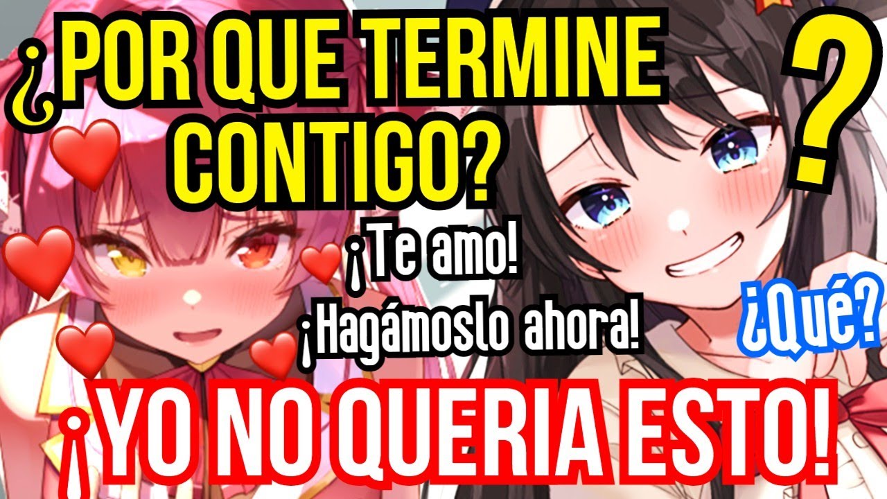 Subaru enloquece cuando se enamora por accidente de Marine en el juego de Aqua【Hololive sub español】