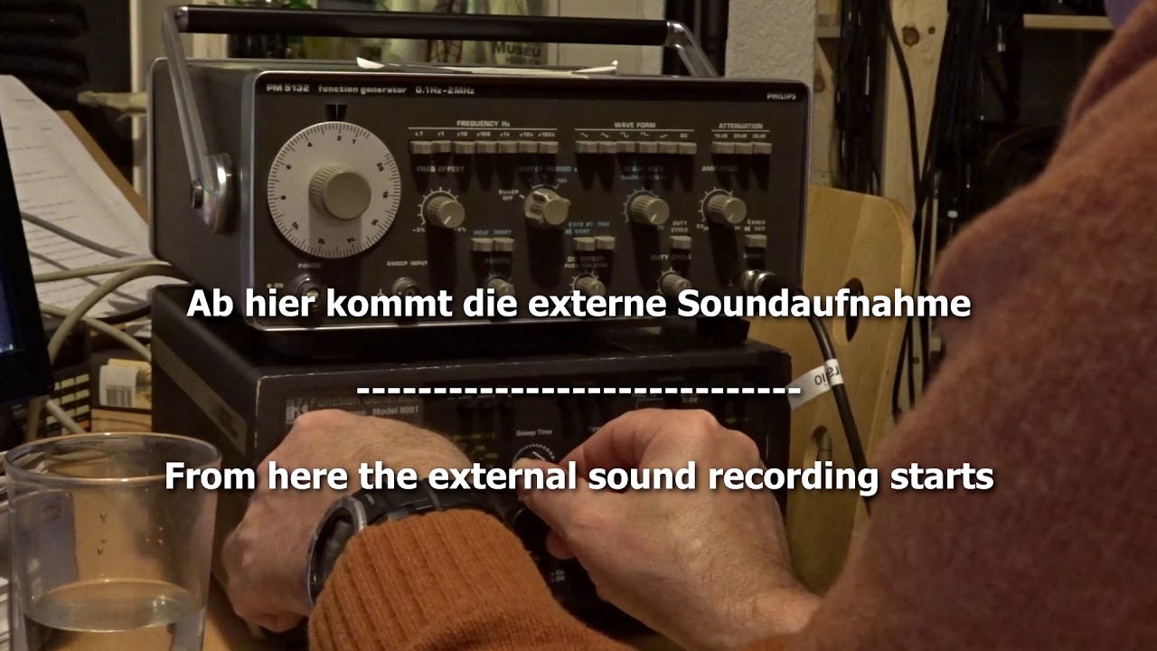 Synthesizer Spaß mit zwei Funktionsgeneratoren Signal Function Generator Music