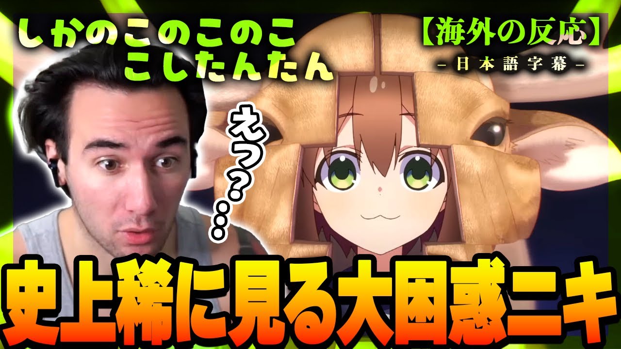 【しかのこのこのここしたんたん】シカ色デイズを前に史上最も言葉を失ってしまうニコラス兄貴の反応! ニコラスニキのリアクション【海外の反応】