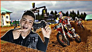 😜MINHA PRIMEIRA GAME PLAY.(MOTOCROSS)