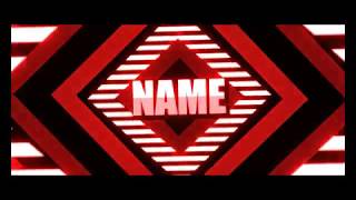Red Glitch Preview Free 2D Intro Template