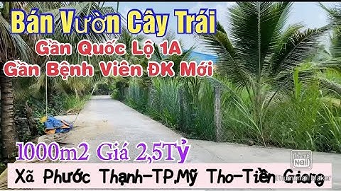T 907❤️🌸( Đã Bán )Đất gần Bệnh Viện Đa Khoa mới ở Tiền giang