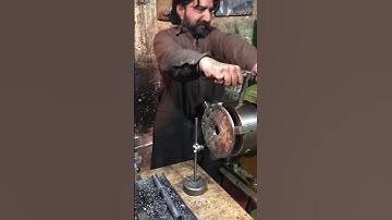 Metal Plate Balance in Lathe Chuck #shortvideos #automobile #machinic #machine