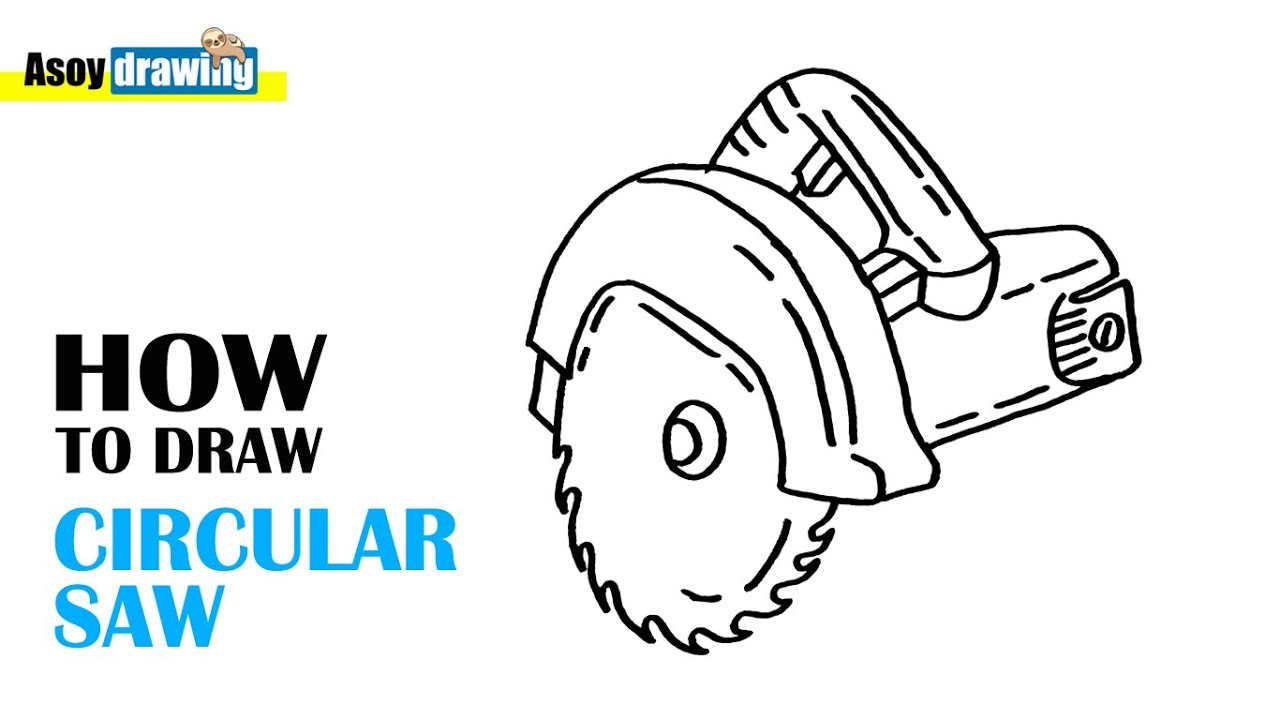 How to Draw Circular Saw