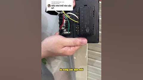 Hướng dẫn lắp đặt công tắc cửa cuốn hunonic datic song song với nút cơ. NPP TRUNG KIÊN