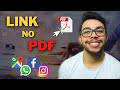 Como Colocar link no PDF (Rápido e Grátis)