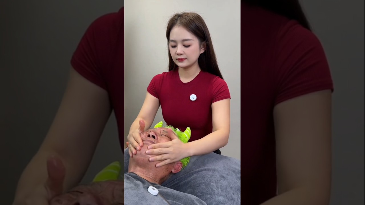 Shave & Face Massage ASMR 😱|| 