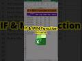 IF & MIN Function in Excel | Smart Result Formula Trick ⚡ | Excel Tutorial Bangla