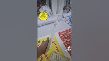 làm menu quán cafe ăn vặt trà sữa rẻ đẹp  Anh Huy TV #anhhuytv #decal #huyinan #size  #menu #formex