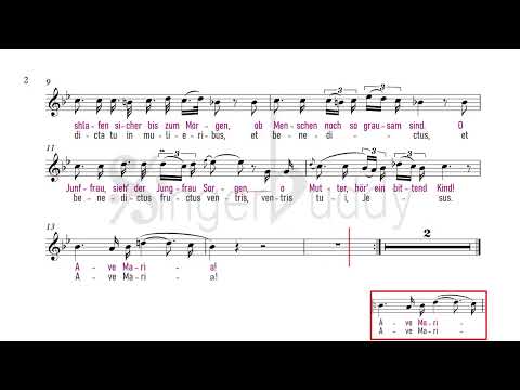Ave Maria Schubert Vocal guide