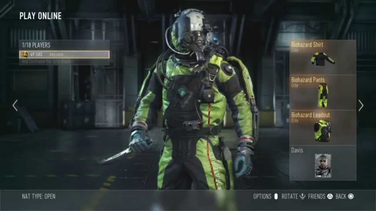 Call of Duty® Advanced Warfare Full Biohazard Loadout YouTube