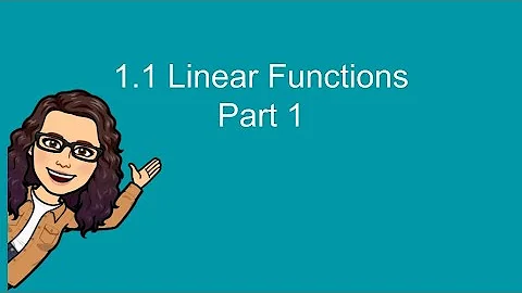 1.1 Parent Functions and Transformations Part 1