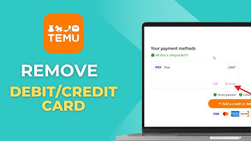 How To Remove Debit Or Credit Card On TEMU EASY | Remove Payment Method From TEMU App