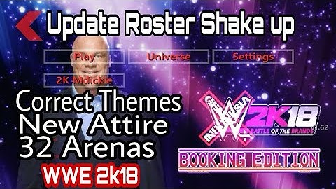 WR3D WWE 2k18 mod by GenzoX(Link in description)