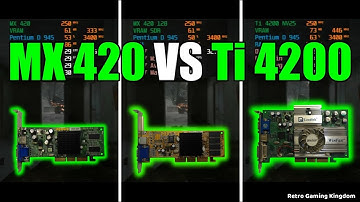GeForce4 MX 420 vs GeForce4 Ti 4200 Test In 7 Games (Capture Card)