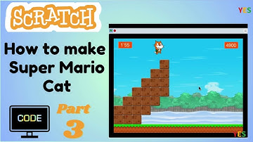 Scratch Mario Cat Pt.3 (E3) - 🎮 How to Code Super Mario Cat Game in Scratch | Scratch 3.0 Tutorial