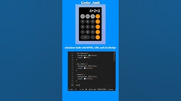 A basic calculator built with HTML, CSS, and JavaScript for simple calculations.#calculator #html