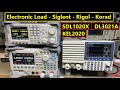 Ta0377 siglent sdl1020x rigol dl3021a korad kel2020  1st impression  electronic load