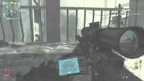 MW3 AS50 9 kill feed + collateral