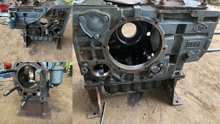 How to install of 24 hp China Diesel Engine very easily, Repairing a broken 24 HP diesel engine