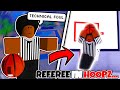 Referee pulls up to hoopz and schools everyone roblox hoopz