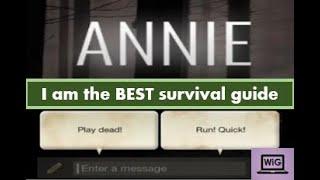 I'm the PERFECT survival guide | Help Annie screenshot 5