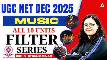 UGC NET Music | UGC NET Music Unit 7  By Deepa Mam