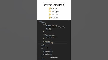 Custom bullets Points CSS #websitedesign #html #css #webdesign #shorts #codingwithnick