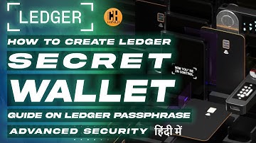 How to Setup Ledger Passphrase 💰 & Create Secret Accounts - Hindi
