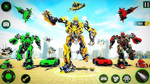 Beebot Multiple Transmission Jet Robot Car Games : Battle Of Robots Game