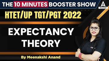 HTET/UP TGT/PGT 2022 | Commerce | Expectancy Theory | By Meenakshi Anand