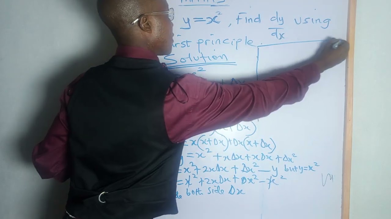 Topic: Calculus ( Differentiation from the first principle)