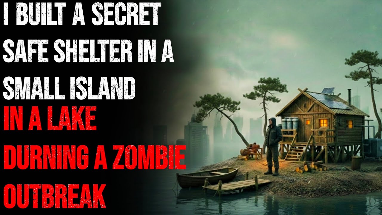 I Built a Secret Safe Shelter in a Small Island in a Lake Durning a Zombie Outbreak