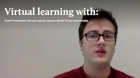 Virtual learning with: Dimitri Przeslawski, first ...