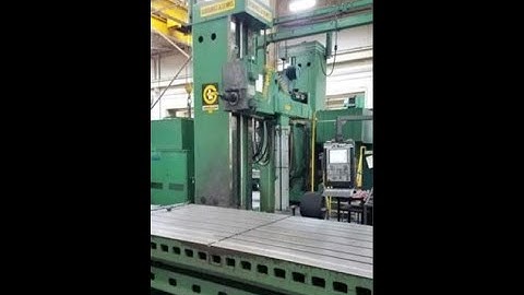 GIDDINGS & LEWIS PC-50 5" CNC Table Type Horizontal Boring Mill