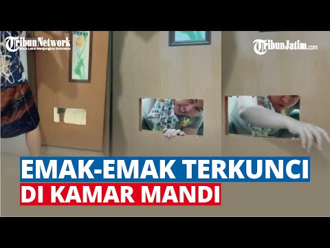 Emak-emak Terkunci di Kamar Mandi, Begini Kisah di Baliknya