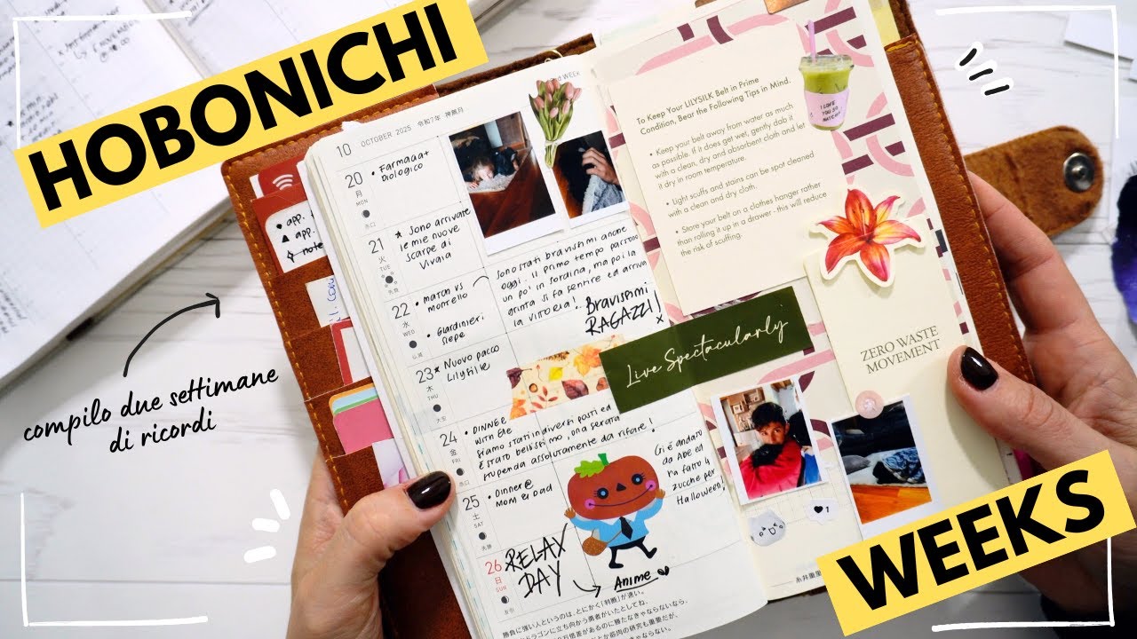 Come trasformo la mia Hobonichi Weeks in un diario creativo?