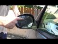 1 minute to replace a side mirror glass